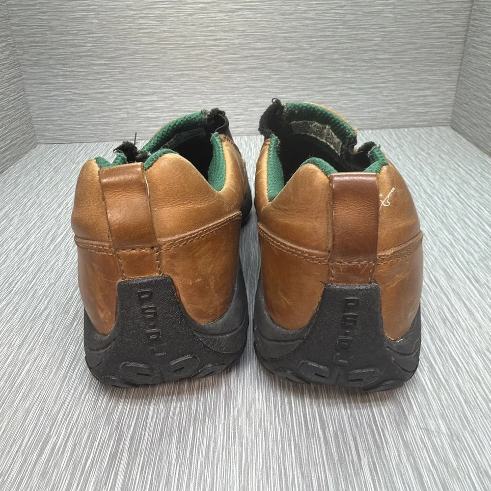 Polo Sport Ralph Lauren Driving Loafers Brown Leather Slip On‎ Shoes Mens 8B